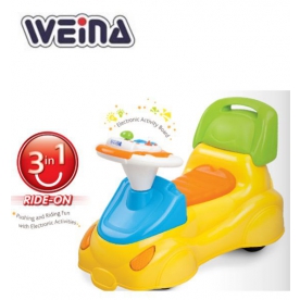 ** 聖誕禮物必選推介 **  WEINA ROADSTER RIDE-ON 3合1多功能豬仔車/騎行車