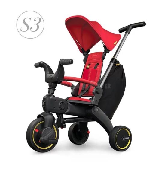 Doona - Liki Trike 多功能三輪輕便推車S3 -紅色10個月-3歲